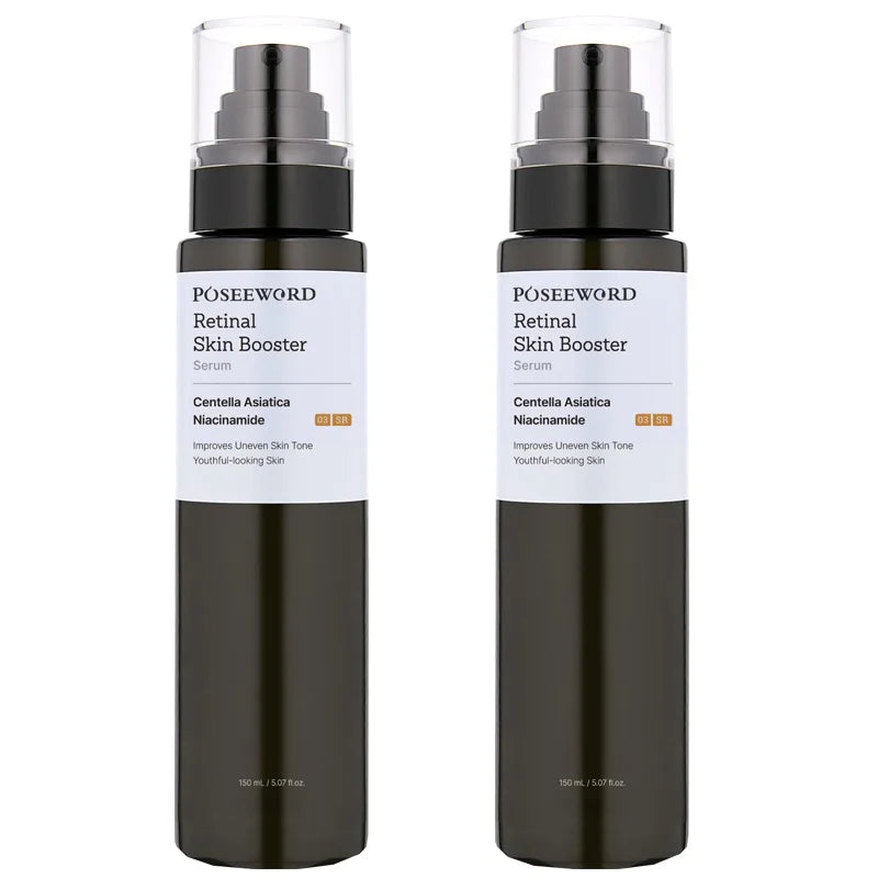 150ml Glow Intensive Retinol Skin Boosting Serum Fading Dark Spot Balancing Skin Tone Improve Fine Line Brightening Skin care Peaceful Pleasures Health and Wellness 150mlx2 pieces 30ml