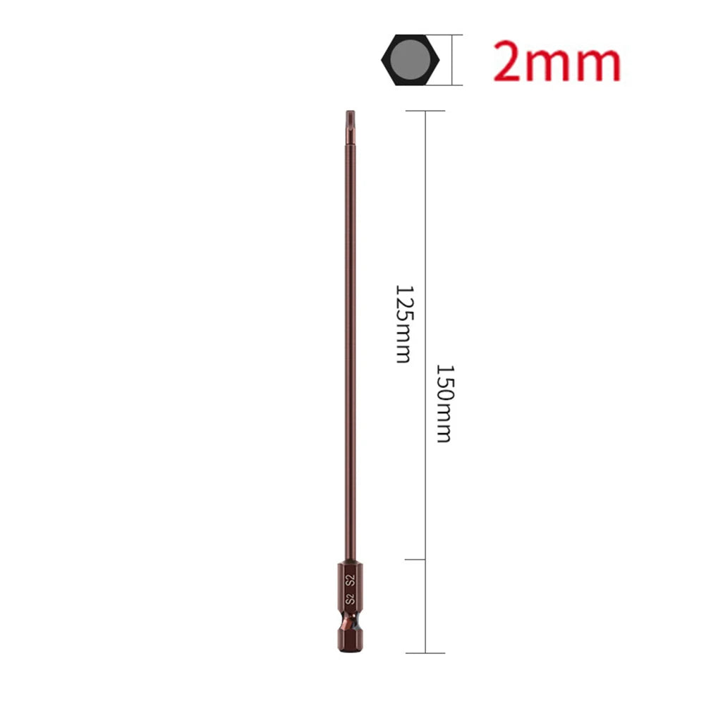 Hex Screwdriver Bits Alloy Steel Magnetic Head Screw Driver Wrench