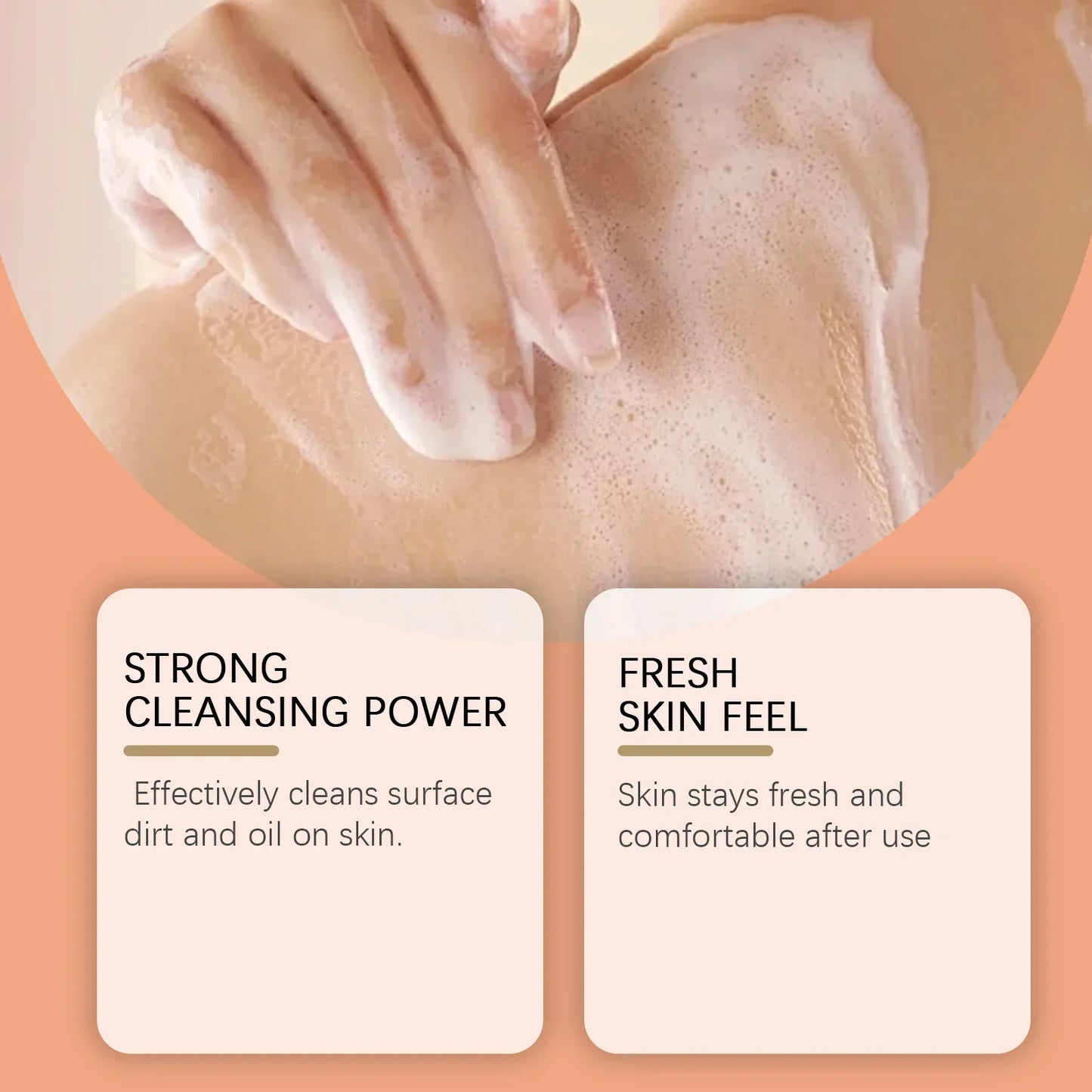 Eelhoe Persimmon Body Wash – Exfoliating Odor-Control Shower Gel