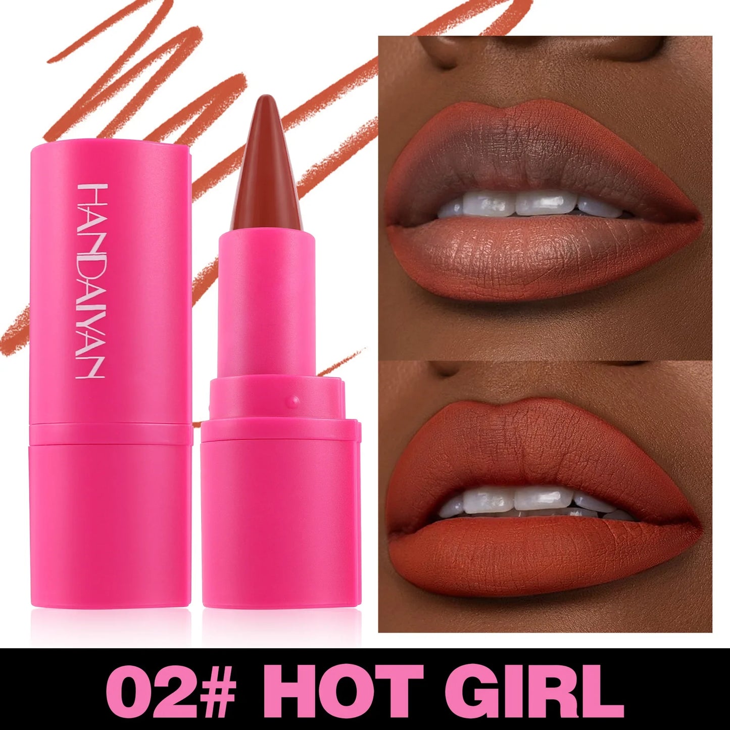 Handaiyan 2-in-1 Matte Lip Liner & Lipstick Pen | Waterproof
