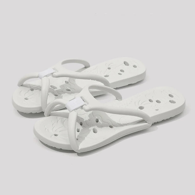 Women's Foldable Travel Slippers | EVA Flip Flops Hotel & Beach