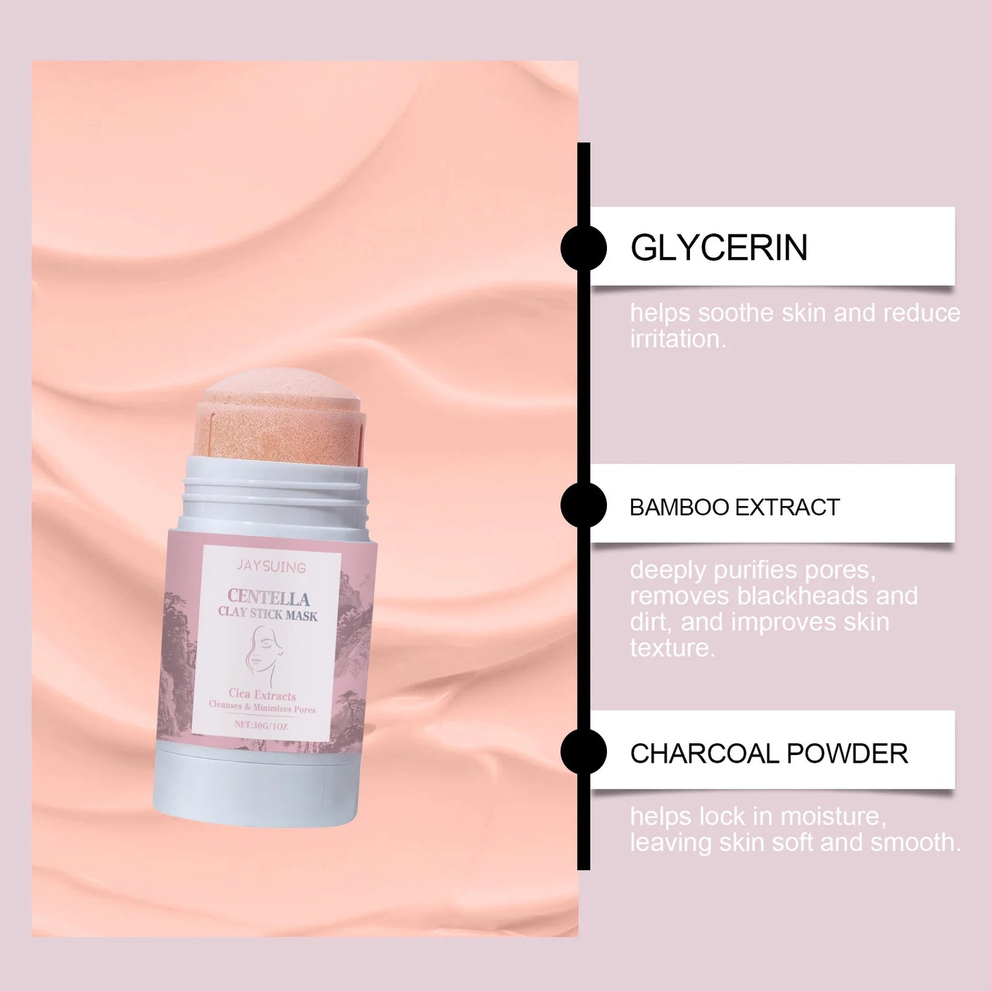 Centella Asiatica Clay Stick Mask – Pore & Blackhead Cleanse