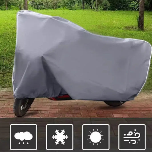 Thick Oxford Motorcycle Waterproof Cover Universal Outdoor Protection Dust Motorbike Rain Cover Sunshade Dustproof Uv Protective Peaceful Pleasures Health and Wellness