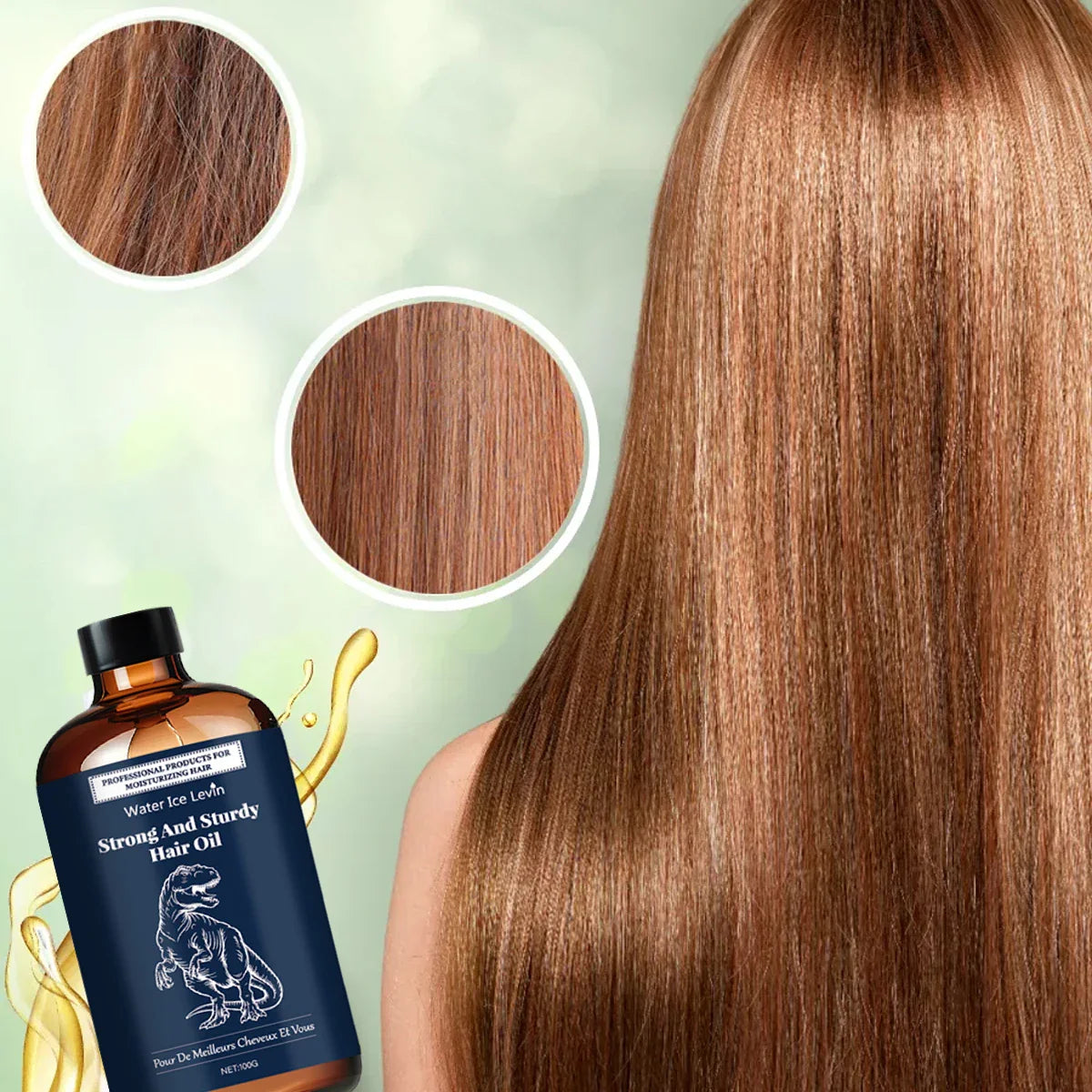 Hair Oil – Hyaluronic Acid, Olive & Coconut for Soft Shiny Hair
