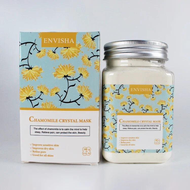 ENVISHA Facial Crystal Mask – Anti-Aging, Pore Minimizing 200g Peaceful Pleasures Health and Wellness Chamomile mask