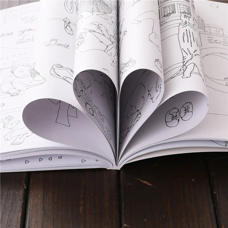 Pregnancy Coloring Book Adults Stress Relief Fetal Education Art