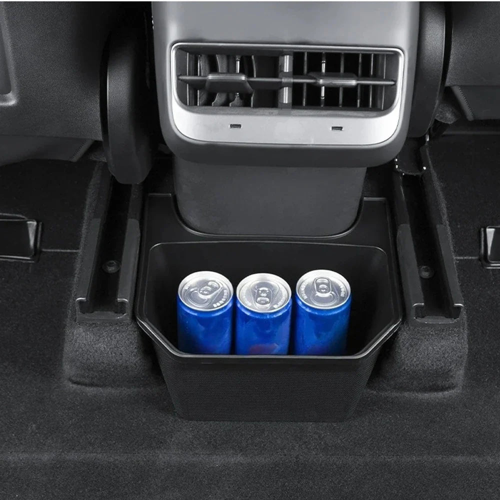 Tesla Model Y Rear Seat Storage Box Organizer 2021–2024