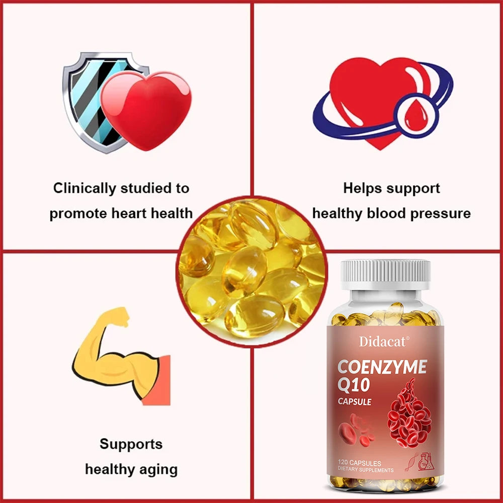 CoQ10 Capsules – Heart Health, Energy & Antioxidant Support