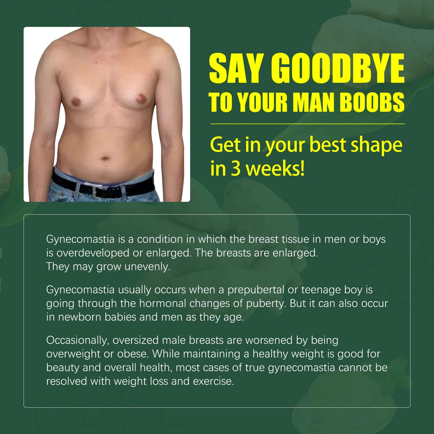 Men's Chest Firming Massage Cream | Lightweight Body Sculpting