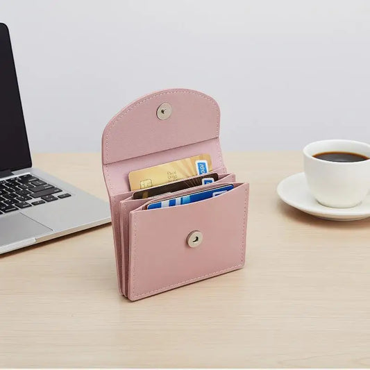 Women's Compact PU Leather Wallet – Card Holder & Coin Purse Women's Leather Wallet Oasis Select