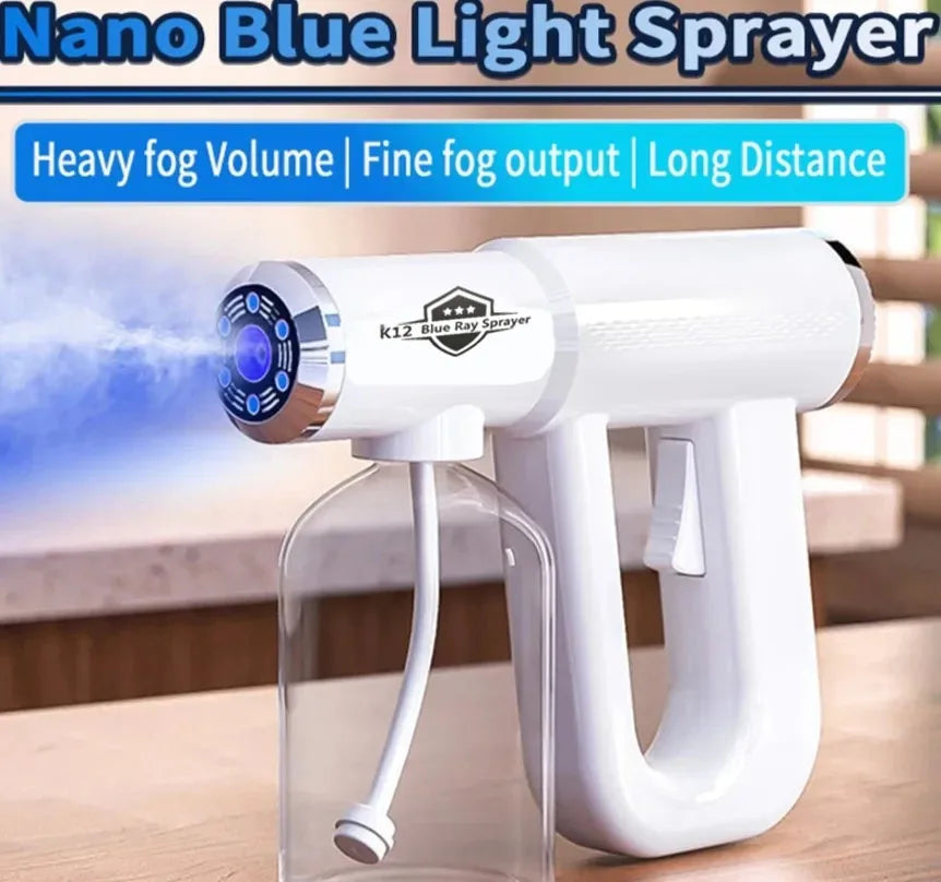 USB rechargeable wireless spray tool for hair styling, professional hair care spray, blue light nano hair care spray, 300 ml Peaceful Pleasures Health and Wellness