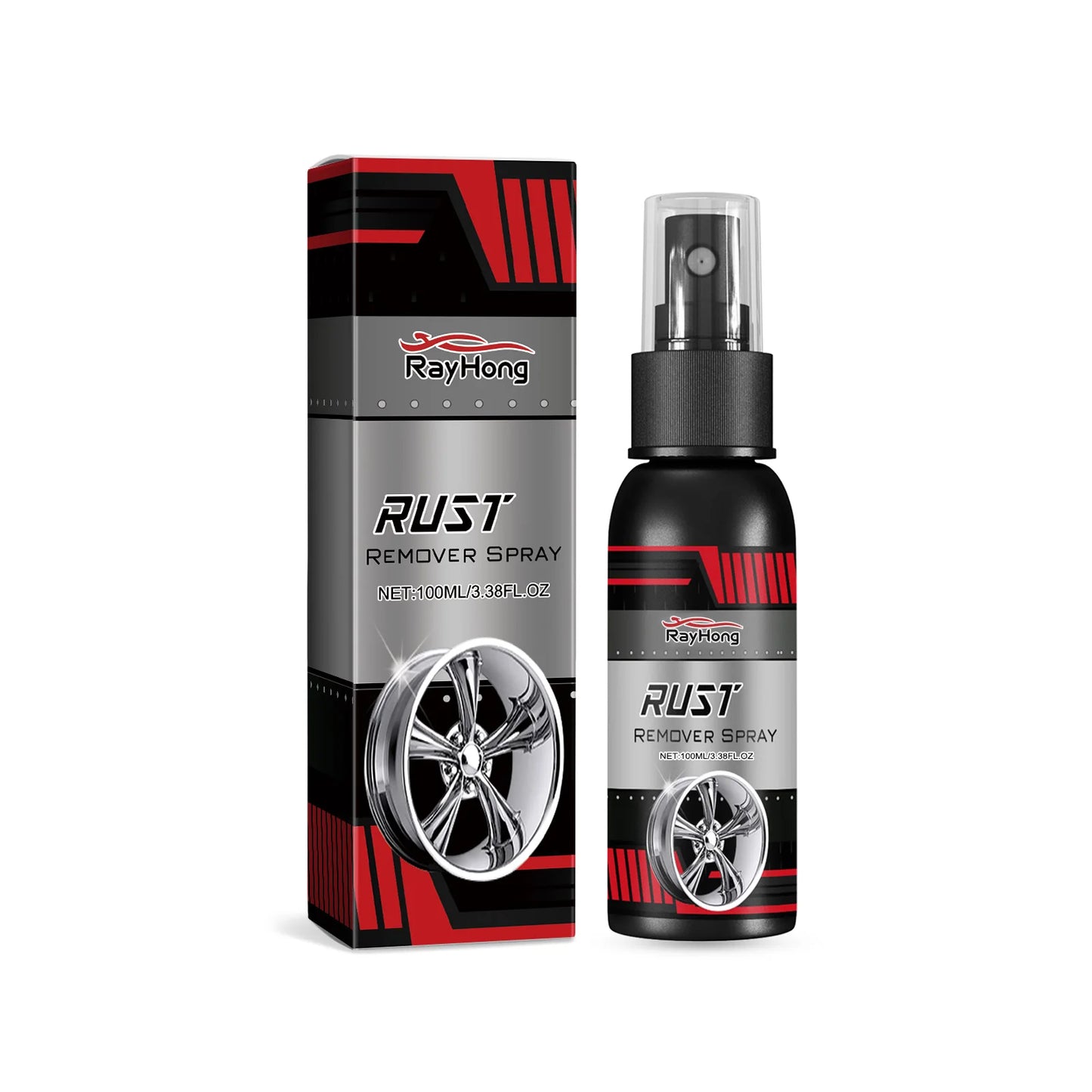 RayHong Wheel Hub Rust Remover Spray | Auto Wheel Cleaner