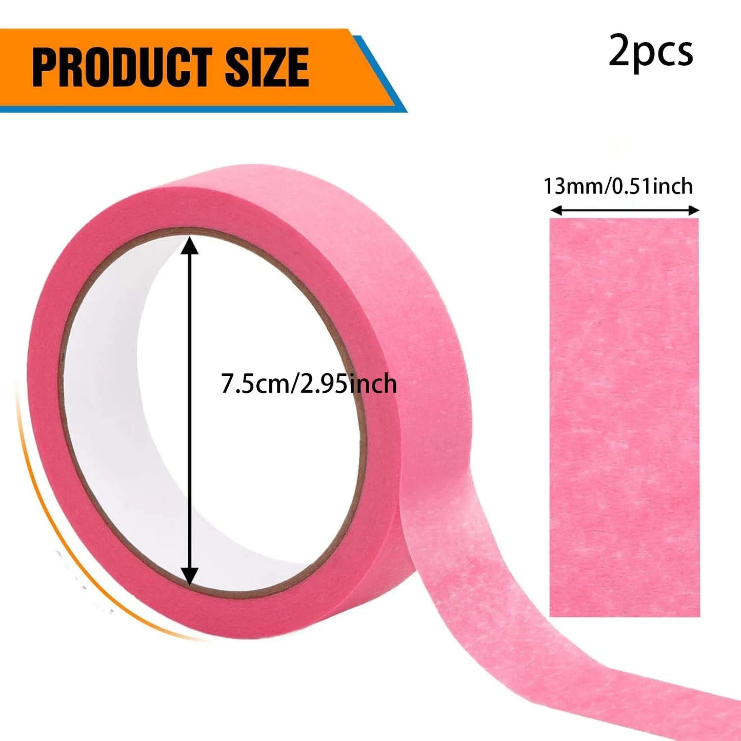 20M Colored Masking Tape for Artists, Painters & Crafts