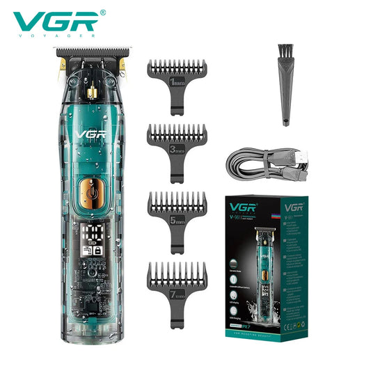 VGR V-961 IPX7 Waterproof Cordless Hair Clipper & Beard Trimmer Cordless Hair Clipper Peaceful Pleasures Health and Wellness USB