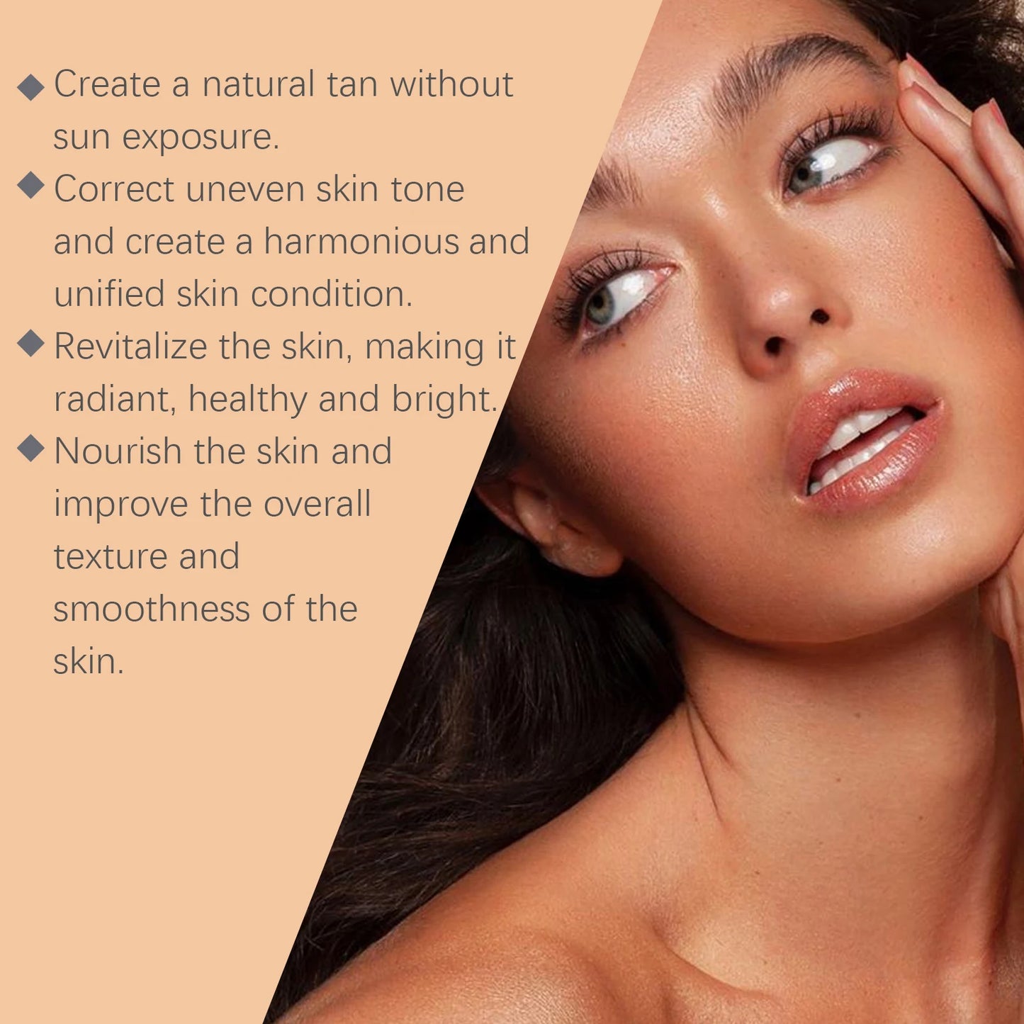 Sunless Self-Tanning Capsules – Natural Bronze Glow Serum 30pc