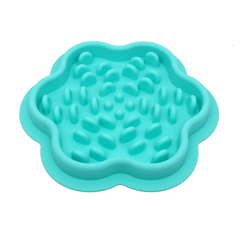 Slow Feeder Bowl for Dogs & Cats | Non-Slip Silicone Mat