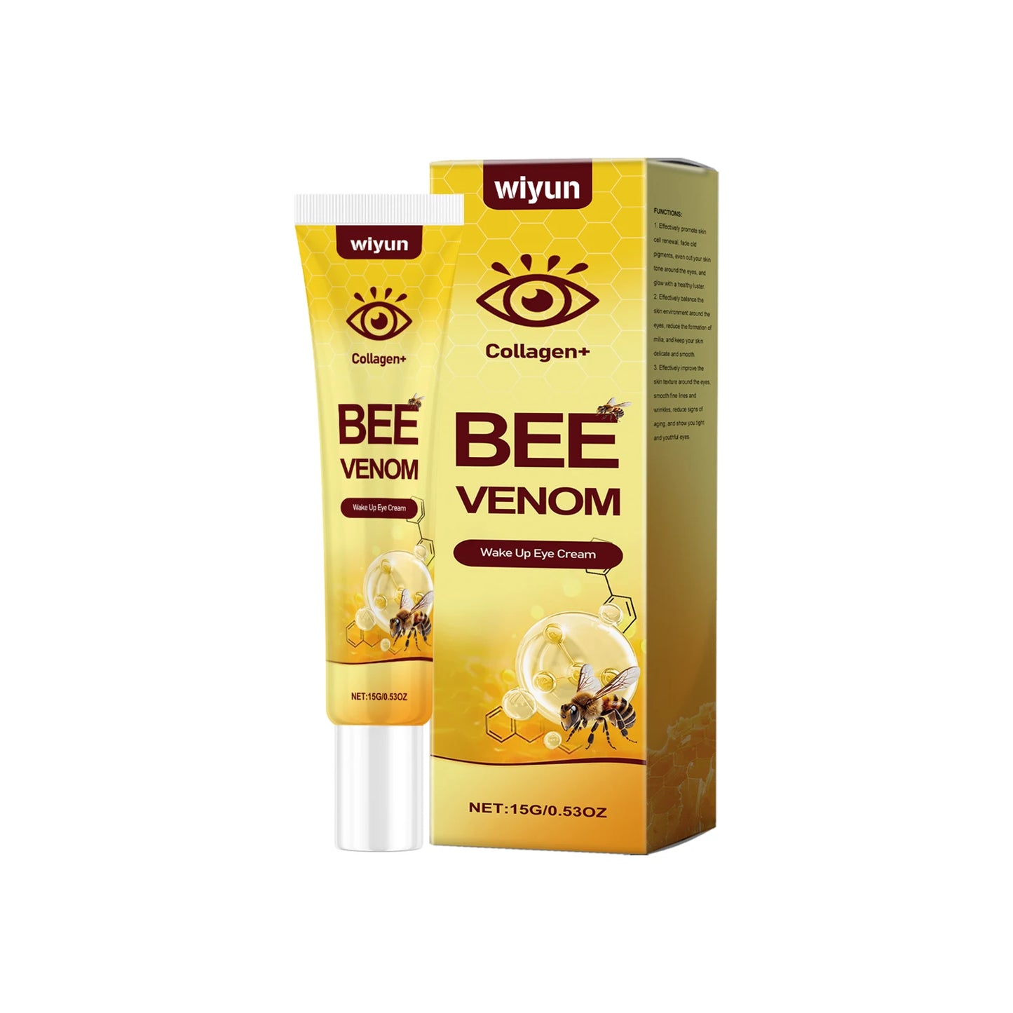 WIYUN Bee Venom Eye Cream – Dark Circles & Puffiness