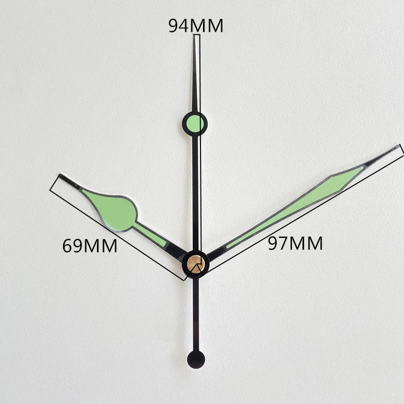 Mute DIY Wall Clock Movement Mechanism with Clock Hands Silent Kit Battery Operated Watch Repair Parts Replacement Set Peaceful Pleasures Health and Wellness