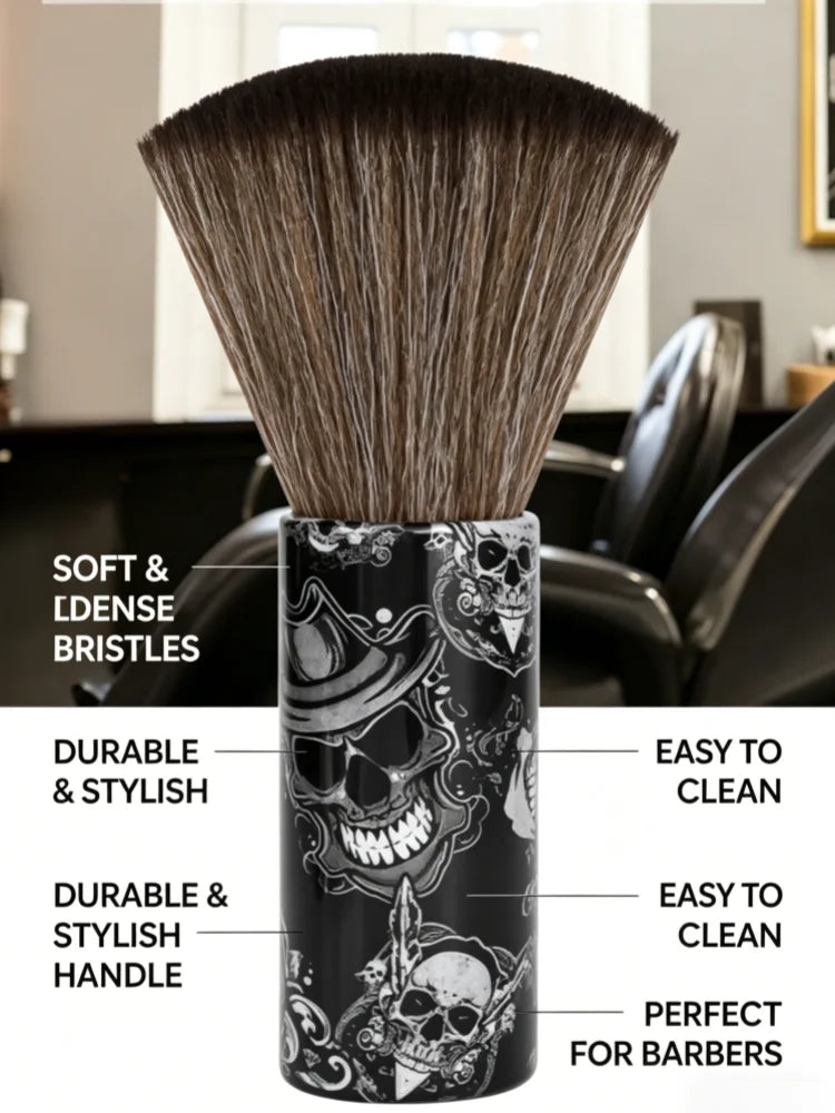 Premium Barber Neck Duster Brush With Soft Bristles, Gentle Hair Removal Brush For Salon Barbershop Hairdressing Cleaning Tools Peaceful Pleasures Health and Wellness