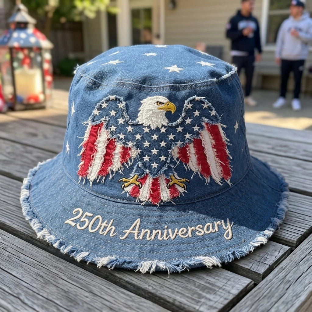 250 Anniversary Edition Sun-Protection Fishing Hat Lightweight Adjustable Outdoor Cap for Men and Women Peaceful Pleasures Health and Wellness