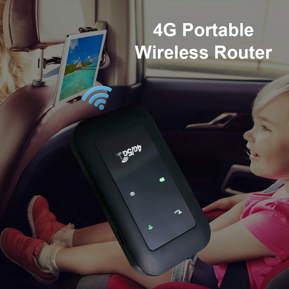 4G LTE Router 150Mbps WiFi Repeater Signal Amplifier Network Expander Mobile Hotspot Pocket Wireless Mifi Modem SIM Card Slot Peaceful Pleasures Health and Wellness