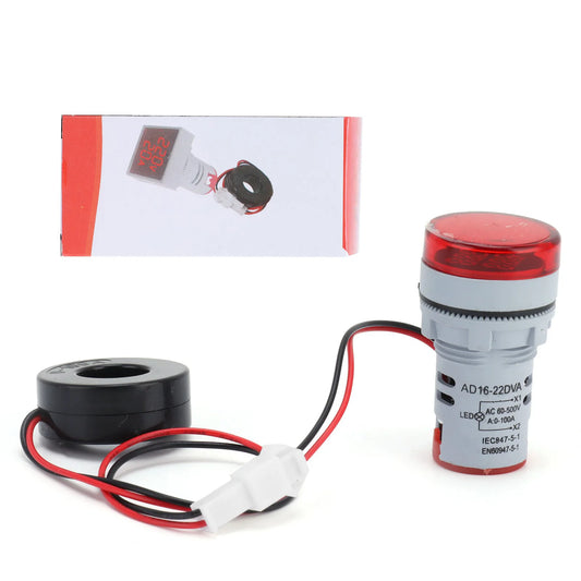 Signal Indicator Light Digital Current Indicator Colorful High Brightness for Current Signal for Industrial Control Components Peaceful Pleasures Health and Wellness Default Title