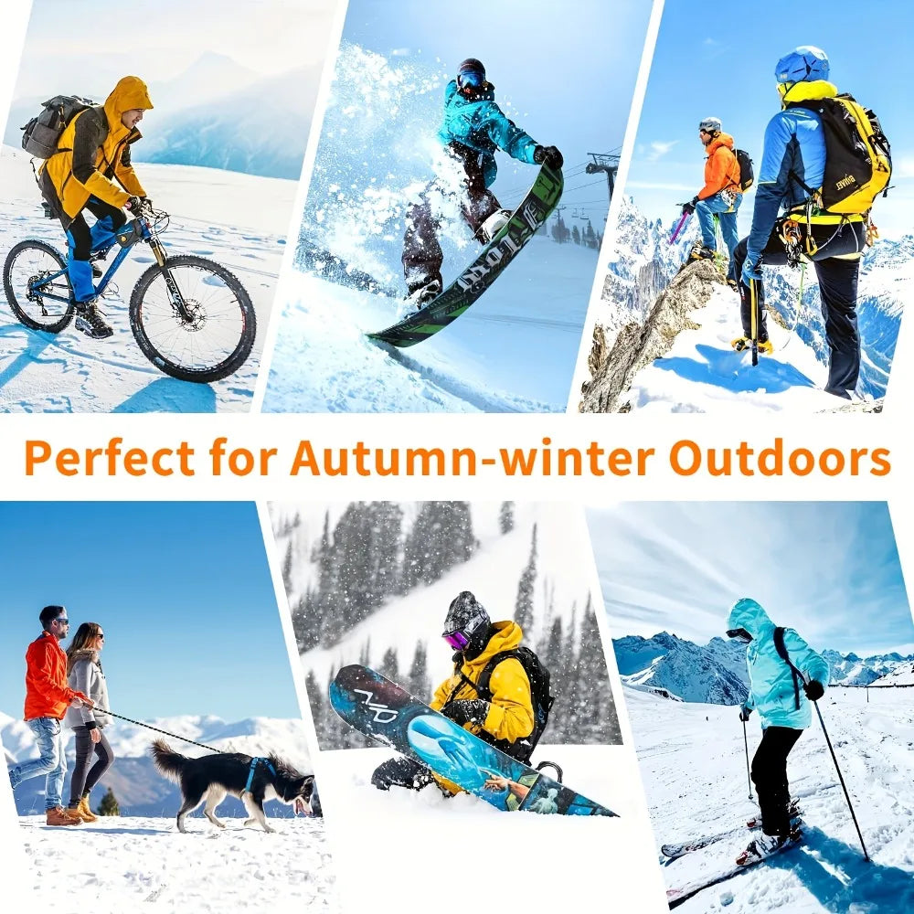 1pc/3pcs Winter Warm Fleece Neck Warmer Hat Solid Adjustable Drawstring Ski Balaclava Mask Windproof Cycling Hooded Cap Unisex Peaceful Pleasures Health and Wellness