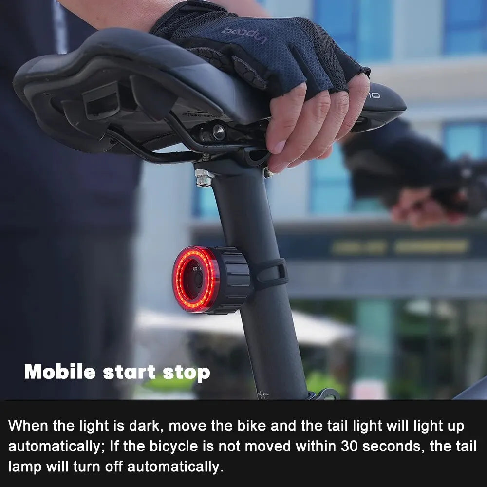 X-TIGER Smart Bicycle Tail Light – LED Sensor Brake Warning