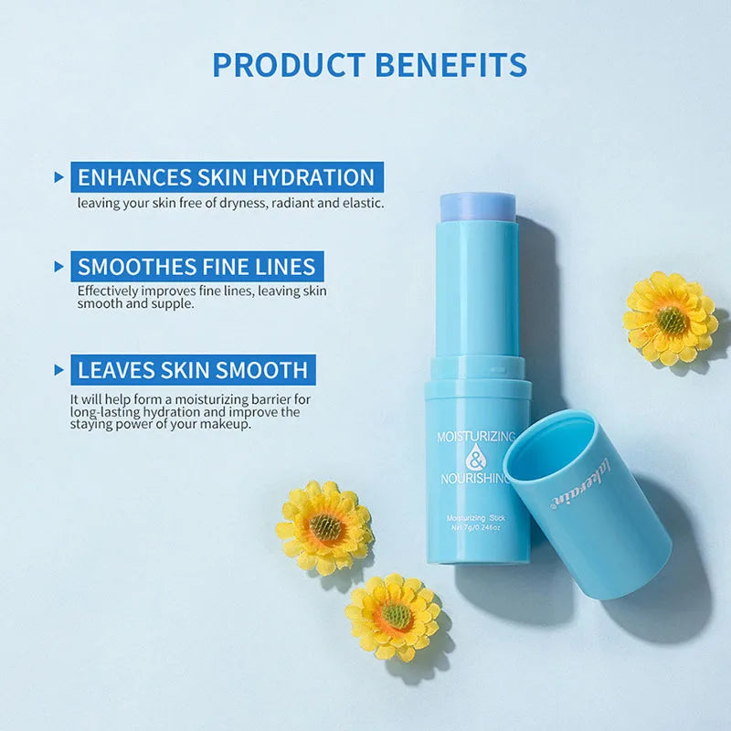 Ice Cool Moisturizing Face Stick – Eyes, Lips & Skin Hydration Face Moisturizer Stick Peaceful Pleasures Health and Wellness