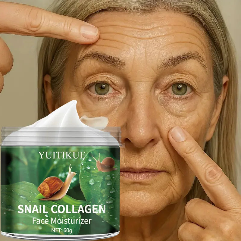 YUITIKUE 96% Snail Mucin Cream 60g - Retinol & Collagen, Lift & Moisturize, Reduce Wrinkles, Smooth & Firm Skin, Fast Results Peaceful Pleasures Health and Wellness