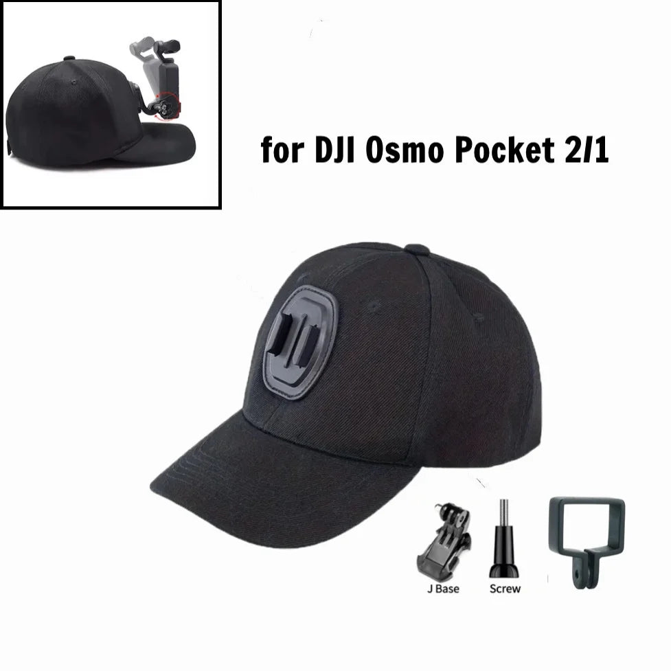 Baseball Cap Action Camera Mount – GoPro, DJI & Insta360