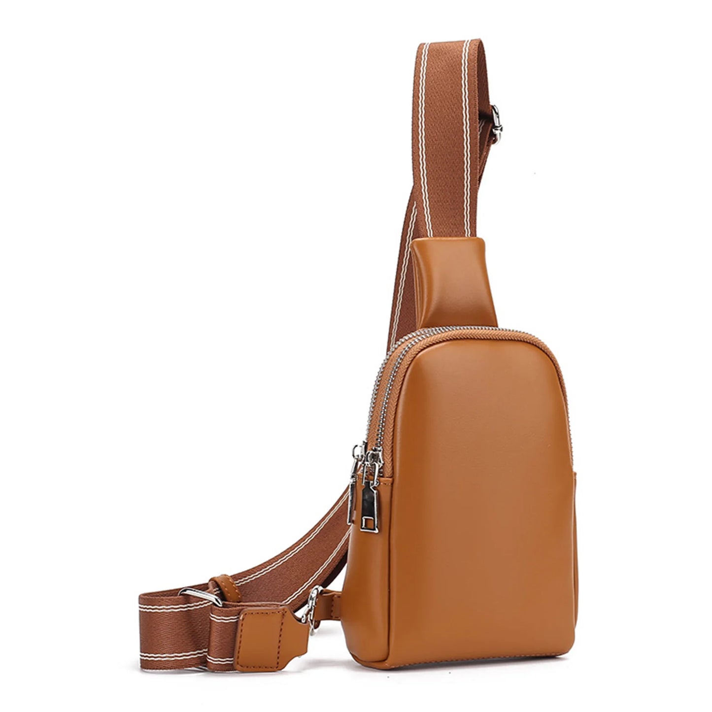 Women's Mini PU Leather Crossbody Bag | Adjustable Strap
