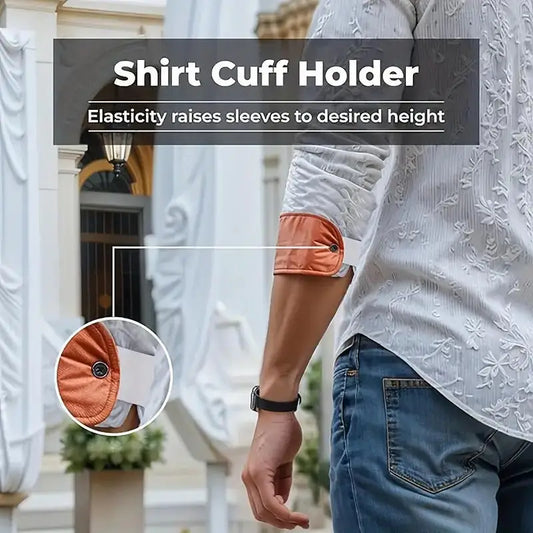 Shirt Sleeve Extension Strap Adjustable Buckle Garter for Men Women Long Sleeve Button Cuff Extender Accessory Peaceful Pleasures Health and Wellness
