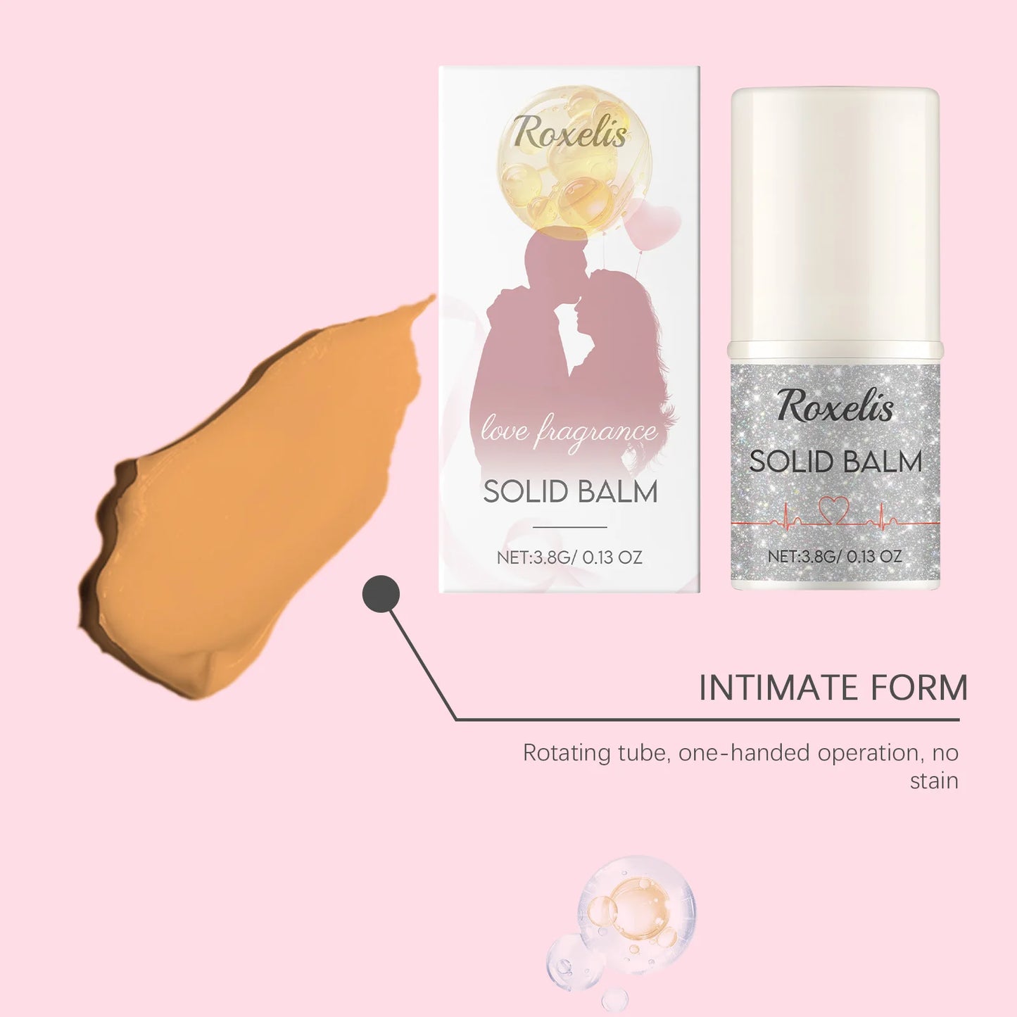 Natural Lavender Solid Perfume Balm | Alcohol-Free Floral Scent