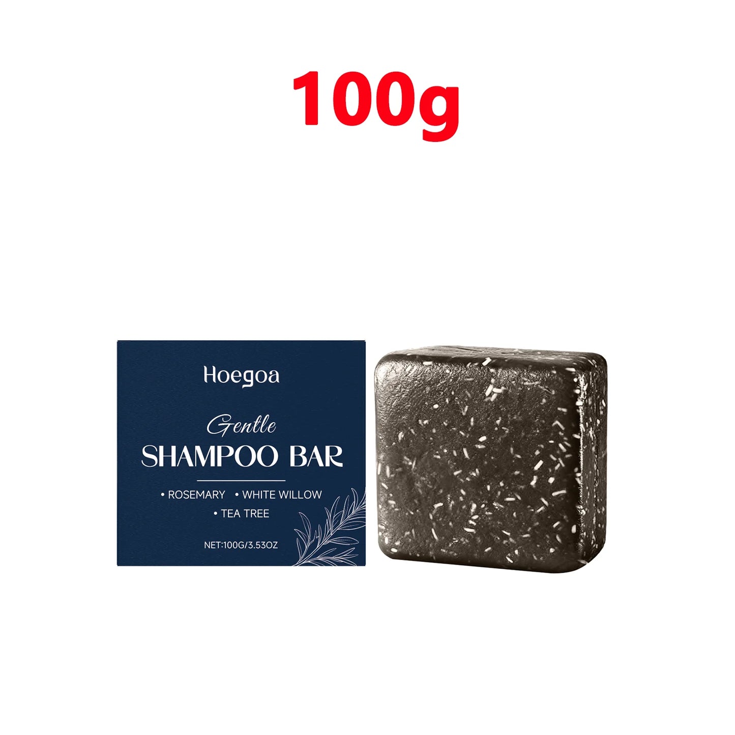 HOEGOA Rosemary Shampoo Bar for Hair Growth – 100g Solid Bar