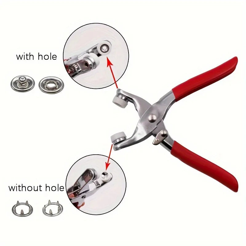 Stainless Steel Snap Fastener Pliers Easy-to-use DIY Clothing Button