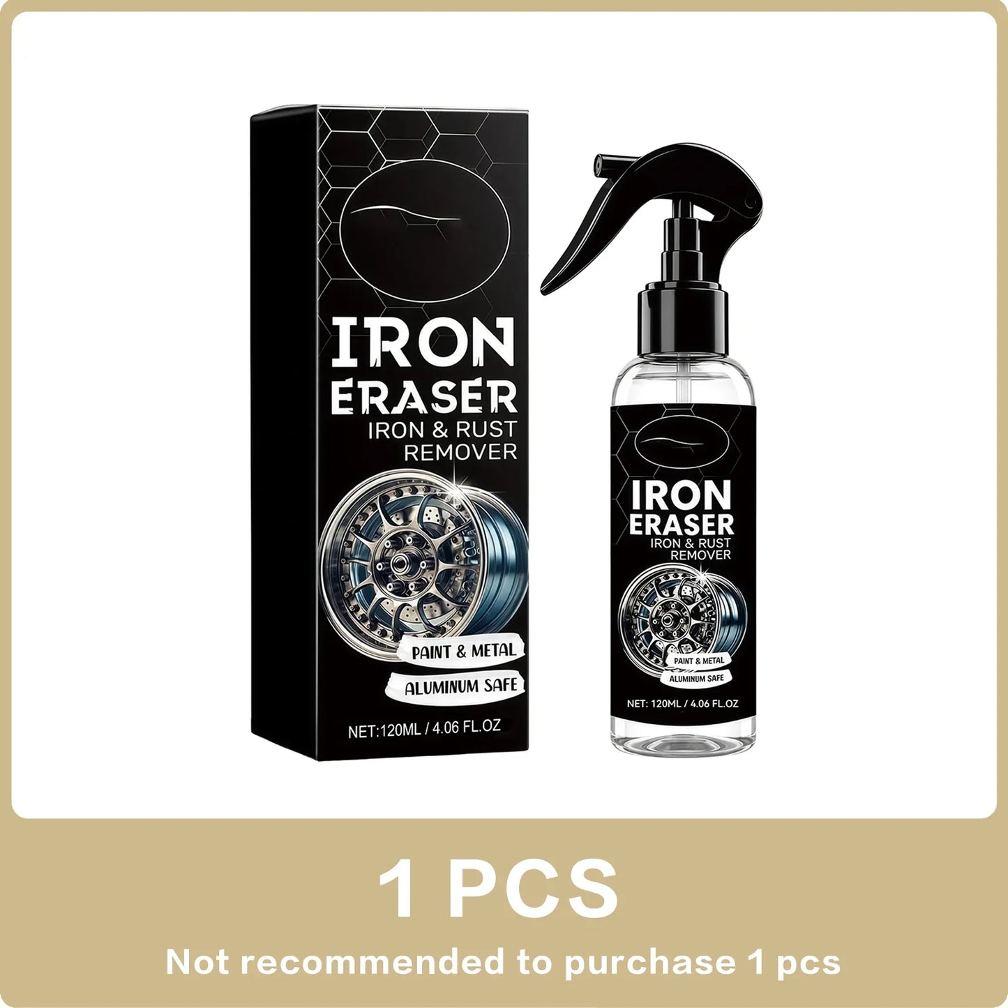 Car Rust Remover Spray – Wheel & Paint Cleaner 120ml