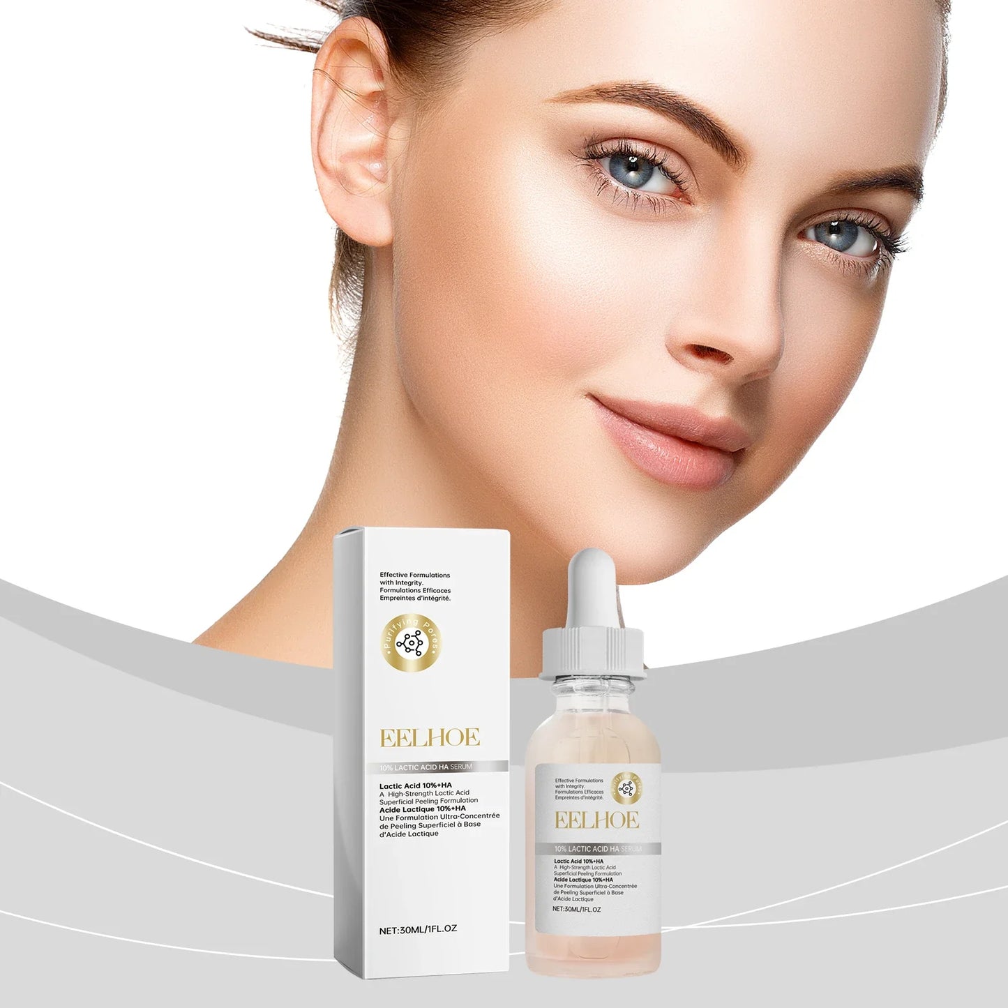 EELHOE Hyaluronic Acid & Lactic Acid Face Serum 30ml