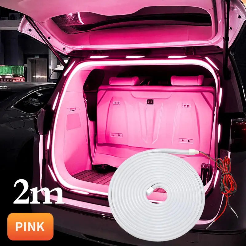 Car Trunk LED Light Strip | Dynamic Flow, Auto On/Off, 2m/4m