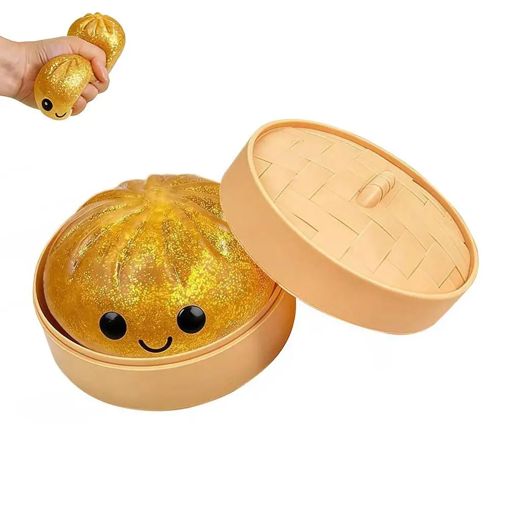 Colorful Crystal Buns Anti Toy Simulation Food Squishes Squeezable