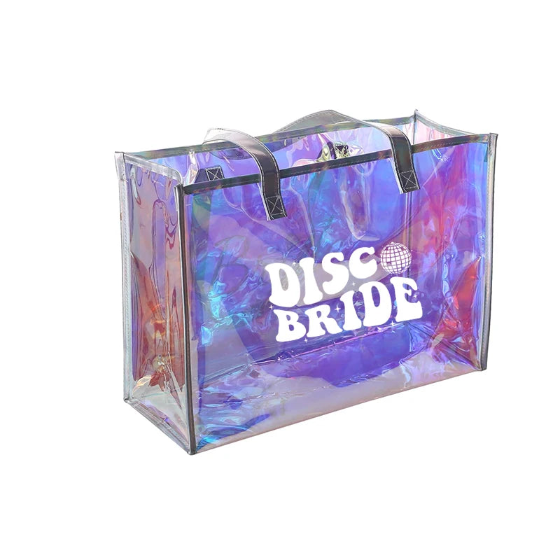 Disco Bride Tote Bag | Bachelorette Bridal Shower Beach Wedding