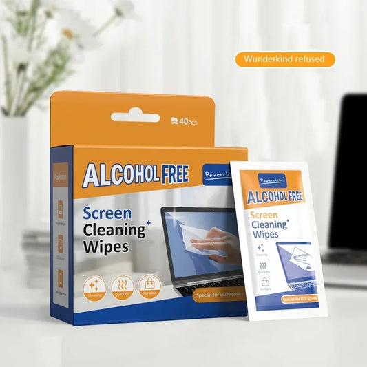 2-in-1 Dry & Wet Screen Cleaning Wipes – 30/40 Pack Screen Cleaning Wipes Peaceful Pleasures Health and Wellness screen wipes-M-40pcs