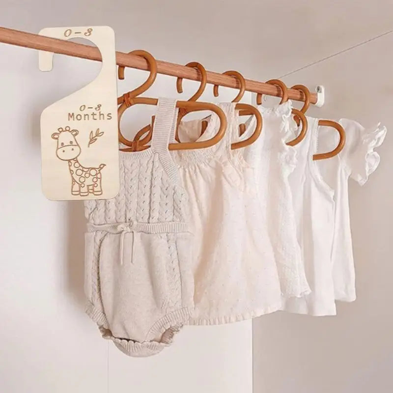 7-Piece Baby Closet Dividers Newborn to 24 Months | Nursery Gift
