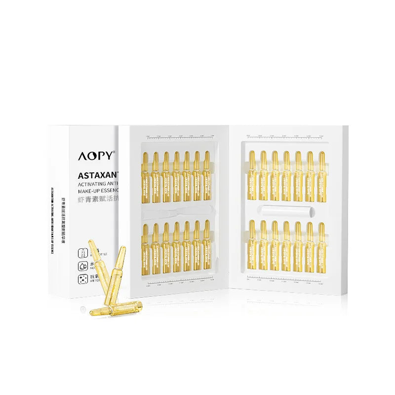 28-Piece Astaxanthin Ampoule Essence Set – Hydrating Skincare