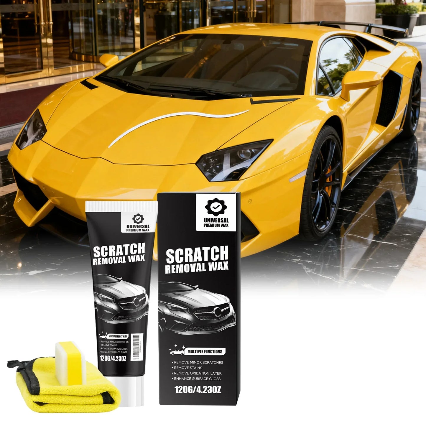 Car Scratch Repair & Polish Kit – Auto Paint Care & Shine