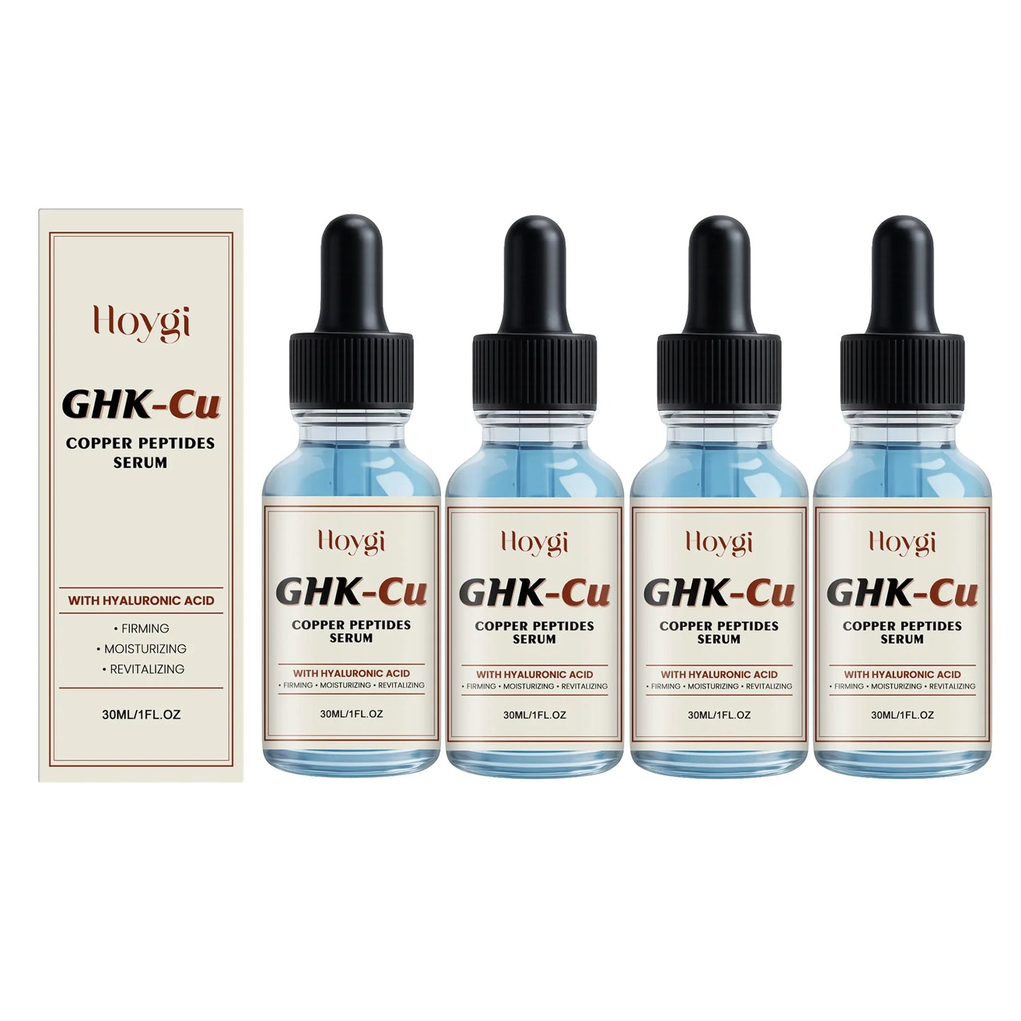 GHK-Cu Copper Peptide Serum with Hyaluronic Acid | Firming