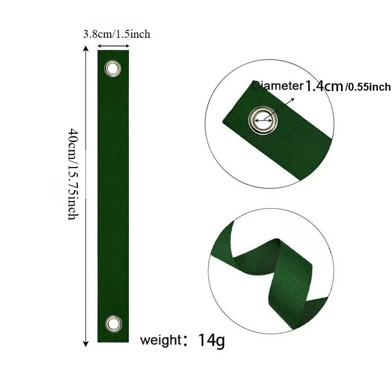 Green Tree Staking Straps for Saplings & Storm Protection Tree Staking Straps Peaceful Pleasures Health and Wellness