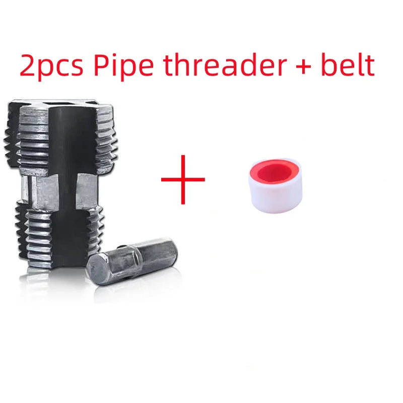 PVC Pipe Threader Kit 4/6mm – Double Head Electric Drill Bit Peaceful Pleasures Health and Wellness 2pcs