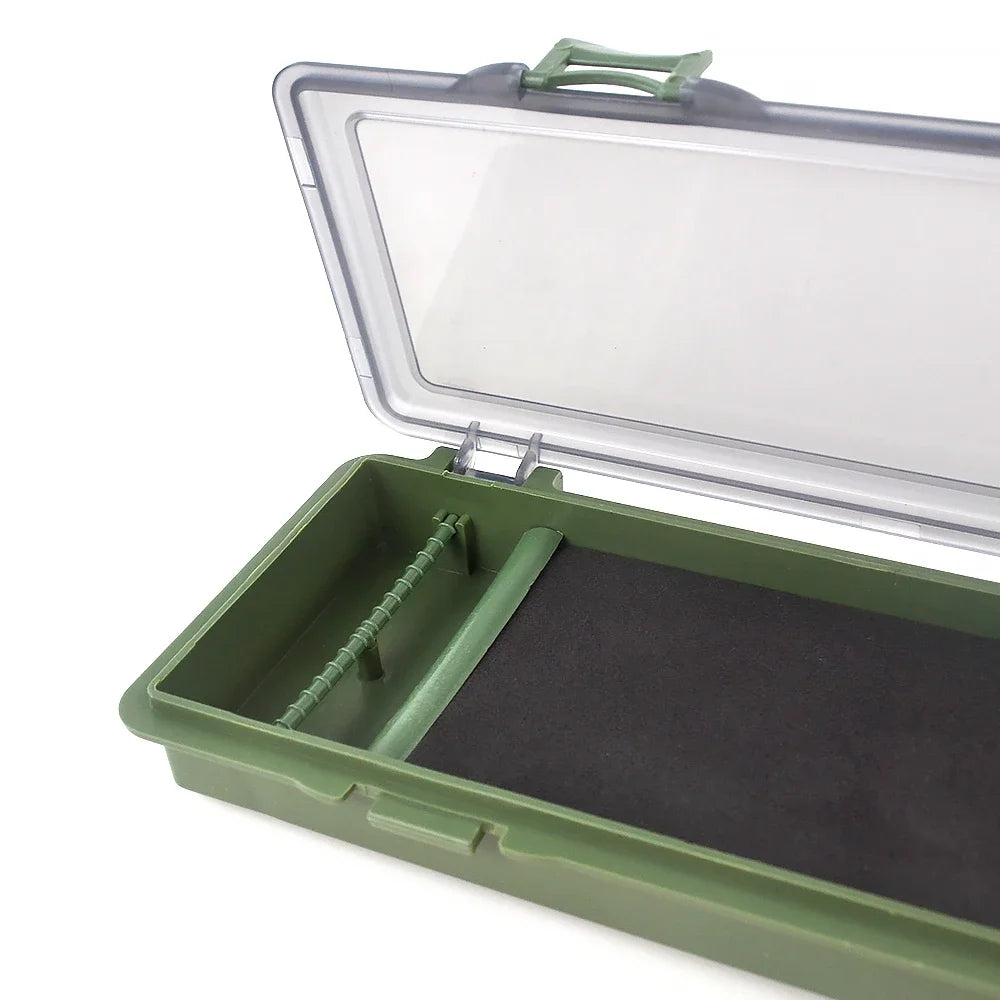 Hirisi Carp Fishing Tackle Storage Wallet, Rig Organizer Box with Stiff Hair Rig Board & Pins for Carp Rig Accessories Peaceful Pleasures Health and Wellness