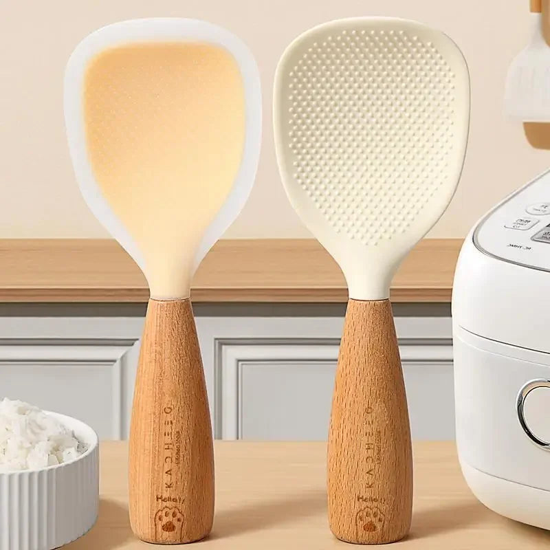Silicone Rice & Cooking Spoon – Non-Stick, Heat-Resistant Kitchen Utensil